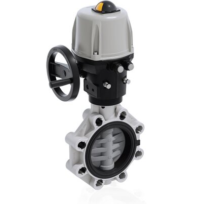 FKOC/CE 24V AC/DC DN 125-200 - ELECTRICALLY ACTUATED BUTTERFLY VALVE