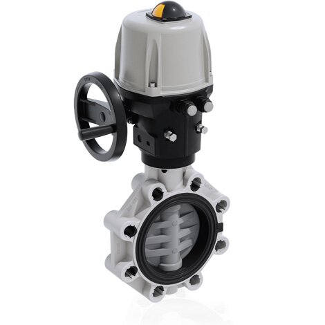 FKOC/CE 24V AC/DC DN 125-200 - ELECTRICALLY ACTUATED BUTTERFLY VALVE