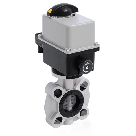 FKOC/CE 90-240V AC DN 40-100 - ELECTRICALLY ACTUATED BUTTERFLY VALVE