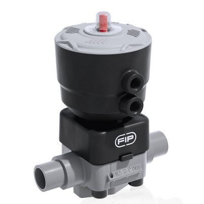 DKDC/CP NC - Pneumatically actuated 2-way diaphragm valve PN 10 DN 15:65