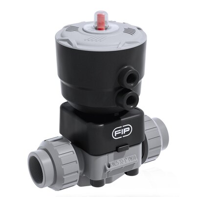 DKUFC/CP NO - Pneumatically actuated 2-way diaphragm valve PN 10 DN 15:65