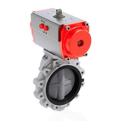 FKOC/CP DA LUG ANSI DN 250-300 - PNEUMATICALLY ACTUATED BUTTERFLY VALVE
