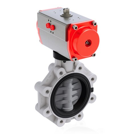 FKOC/CP NC LUG ANSI DN 80-200 - PNEUMATICALLY ACTUATED BUTTERFLY VALVE