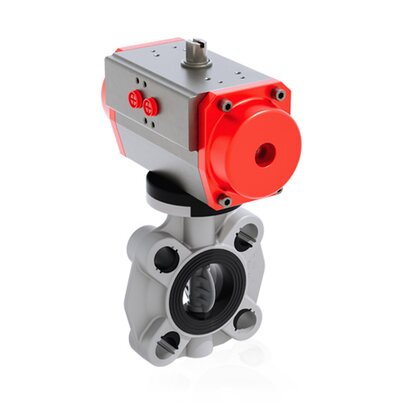 FKOC/CP NO DN 40-65 - PNEUMATICALLY ACTUATED BUTTERFLY VALVE