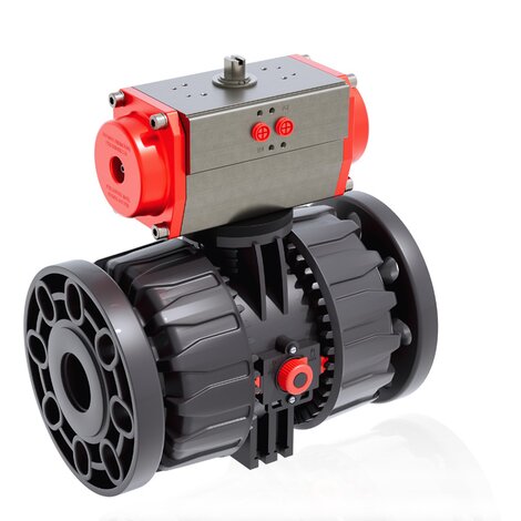 VKDOV/CP NC - PNEUMATICALLY ACTUATED DUAL BLOCK® 2-WAY BALL VALVE