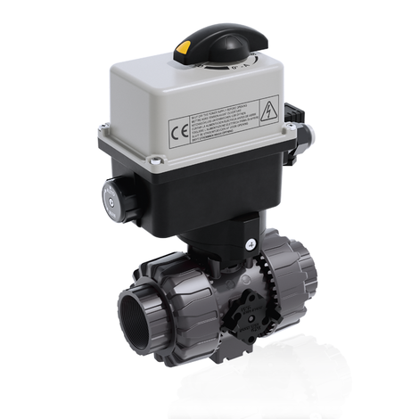 VKRFV/CE 24 V AC/DC 4-20 mA - ELECTRICALLY ACTUATED DUAL BLOCK® REGULATING BALL VALVE