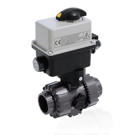 VKRIV/CE 24 V AC/DC 4-20 mA - ELECTRICALLY ACTUATED DUAL BLOCK® REGULATING BALL VALVE