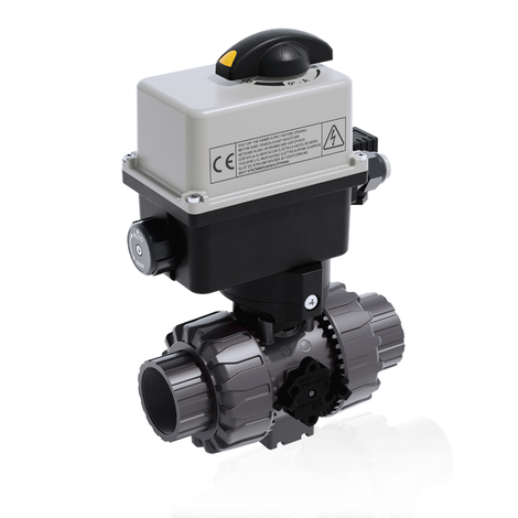 VKRGV/CE 24 V AC/DC 4-20 mA - ELECTRICALLY ACTUATED DUAL BLOCK® REGULATING BALL VALVE