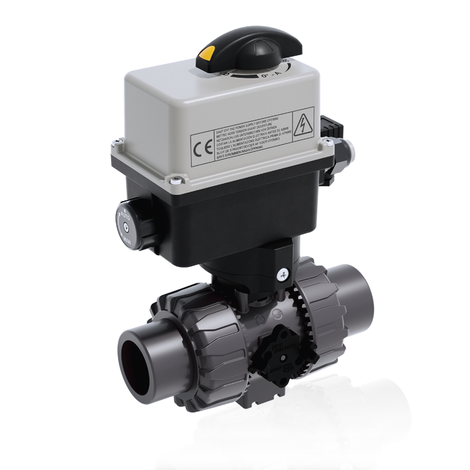 VKRJV/CE 90-240 V AC 4-20 mA - ELECTRICALLY ACTUATED DUAL BLOCK® REGULATING BALL VALVE