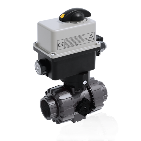 VKRNV/CE 90-240 V AC 4-20 mA - ELECTRICALLY ACTUATED DUAL BLOCK® REGULATING BALL VALVE