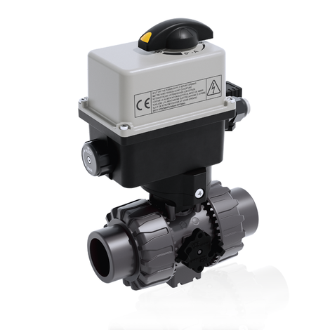 VKRAV/CE 90-240 V AC 4-20 mA - ELECTRICALLY ACTUATED DUAL BLOCK® REGULATING BALL VALVE