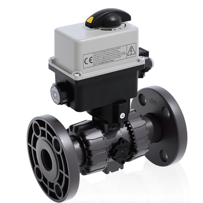VKROAV/CE 90-240 V AC 4-20 mA - ELECTRICALLY ACTUATED DUAL BLOCK® REGULATING BALL VALVE