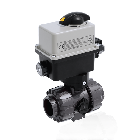 VKDLV/CE 90-240 V AC - ELECTRICALLY ACTUATED DUAL BLOCK® 2-WAY BALL VALVE