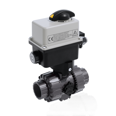 VKDFV/CE 24 V AC/DC - ELECTRICALLY ACTUATED DUAL BLOCK® 2-WAY BALL VALVE