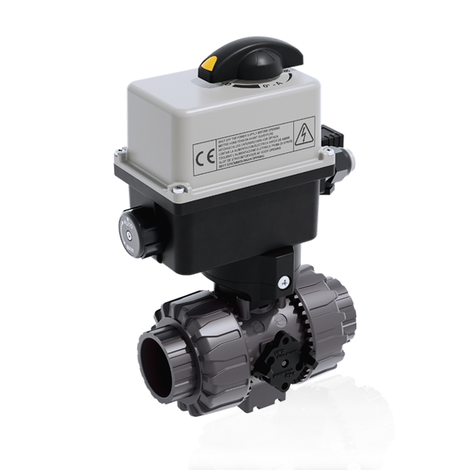 VKDIV/CE 24 V AC/DC - ELECTRICALLY ACTUATED DUAL BLOCK® 2-WAY BALL VALVE