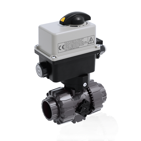 VKDIV/CE 90-240 V AC - ELECTRICALLY ACTUATED DUAL BLOCK® 2-WAY BALL VALVE