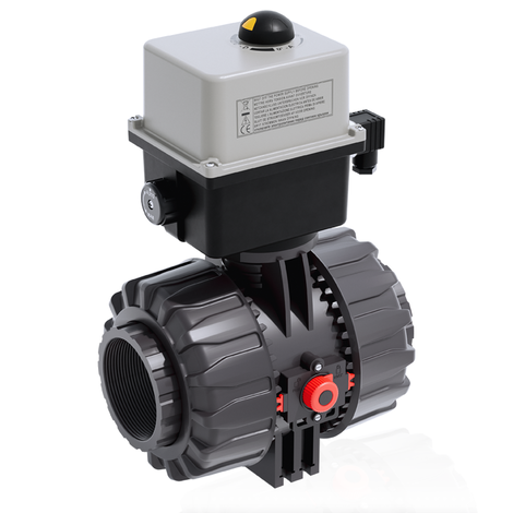 VKDNV/CE 90-240 V AC - ELECTRICALLY ACTUATED DUAL BLOCK® 2-WAY BALL VALVE