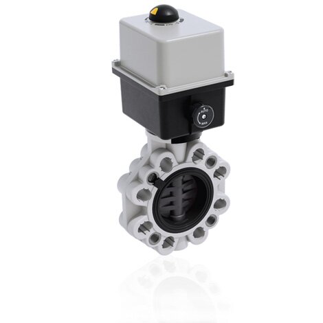 FKOV/CE 24V AC/DC LUG ISO-DIN DN 65-100 - ELECTRICALLY ACTUATED BUTTERFLY VALVE