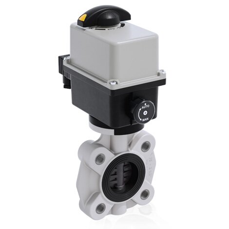 FKOV/CE 90-240V AC DN 40-100 - ELECTRICALLY ACTUATED BUTTERFLY VALVE
