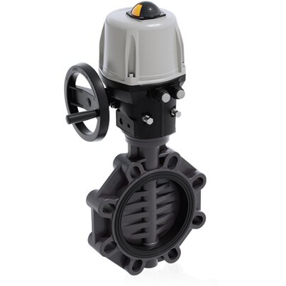 FEOV/CE 24V AC/DC DN 40-100 - ELECTRICALLY ACTUATED BUTTERFLY VALVE