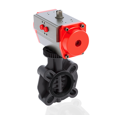 FEOV/CP NC DN 40-65 - PNEUMATICALLY ACTUATED BUTTERFLY VALVE