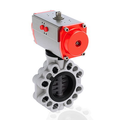 FKOV/CP DA DN 80-200 - PNEUMATICALLY ACTUATED BUTTERFLY VALVE