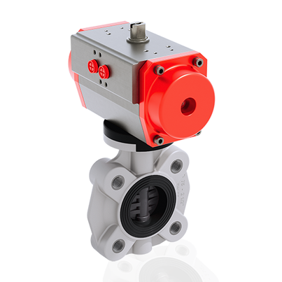 FKOV/CP DA LUG ISO-DIN DN 65 - PNEUMATICALLY ACTUATED BUTTERFLY VALVE