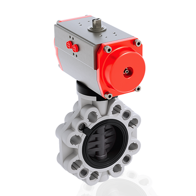 FKOV/CP NC LUG ISO-DIN DN 80-200 - PNEUMATICALLY ACTUATED BUTTERFLY VALVE
