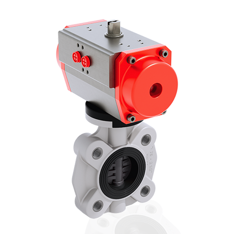 FKOV/CP NC LUG ANSI DN 65 - PNEUMATICALLY ACTUATED BUTTERFLY VALVE