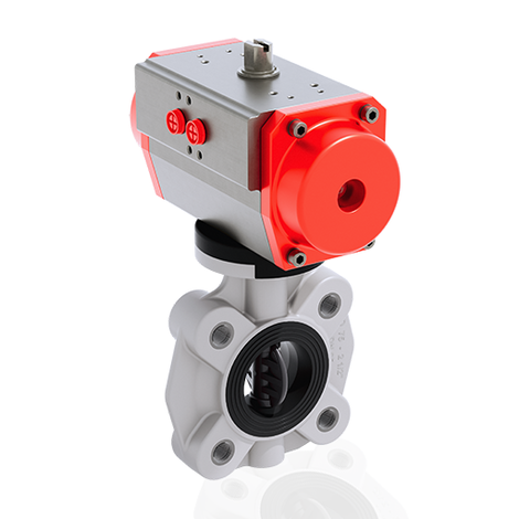FKOV/CP NO LUG ANSI DN 65 - PNEUMATICALLY ACTUATED BUTTERFLY VALVE