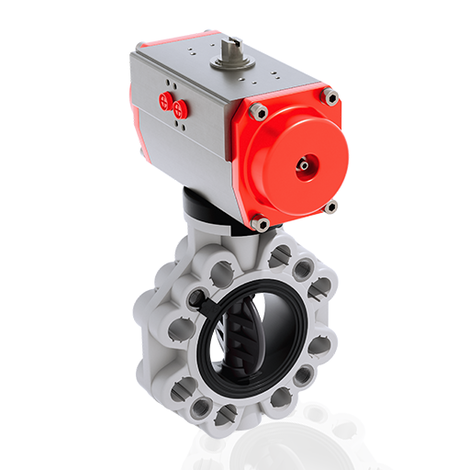 FKOV/CP NO LUG ANSI DN 80-200 - PNEUMATICALLY ACTUATED BUTTERFLY VALVE