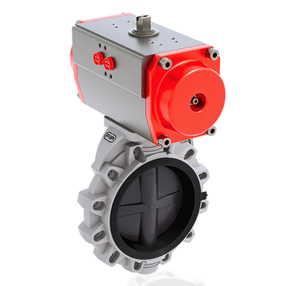 FKOV/CP DA DN 250-300 - PNEUMATICALLY ACTUATED BUTTERFLY VALVE