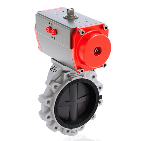 FKOV/CP NC LUG ANSI DN 250-300 - PNEUMATICALLY ACTUATED BUTTERFLY VALVE