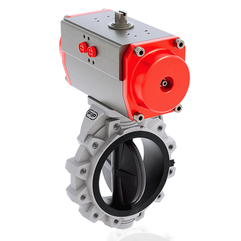 FKOV/CP NO LUG ANSI DN 250-300 - PNEUMATICALLY ACTUATED BUTTERFLY VALVE