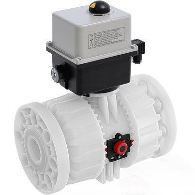 VKDOF/CE 90-240 V AC - ELECTRICALLY ACTUATED DUAL BLOCK® 2-WAY BALL VALVE