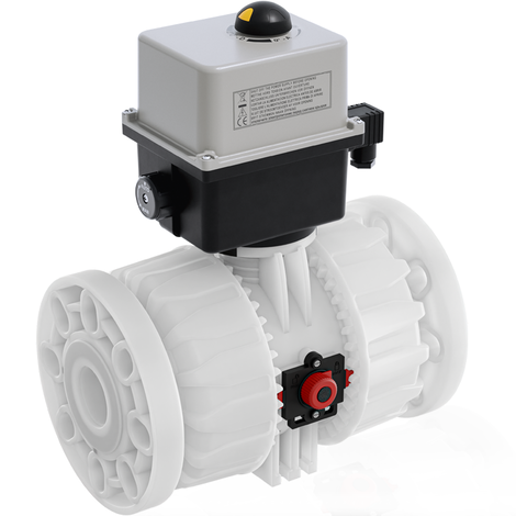 VKDOF/CE 90-240 V AC - ELECTRICALLY ACTUATED DUAL BLOCK® 2-WAY BALL VALVE