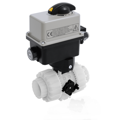 VKDIF/CE 24 V AC/DC - ELECTRICALLY ACTUATED DUAL BLOCK® 2-WAY BALL VALVE