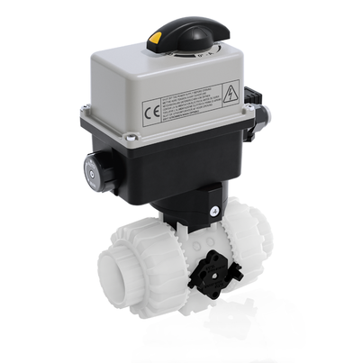 VKRIF/CE 24 V AC/DC 4-20 mA - ELECTRICALLY ACTUATED DUAL BLOCK® REGULATING BALL VALVE