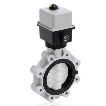FKOF/CE 24V AC/DC LUG ISO-DIN DN 125-200 - ELECTRICALLY ACTUATED BUTTERFLY VALVE