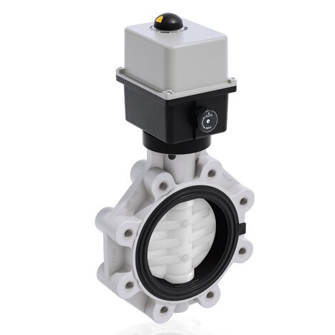 FKOF/CE 24V AC/DC LUG ISO-DIN DN 125-200 - ELECTRICALLY ACTUATED BUTTERFLY VALVE