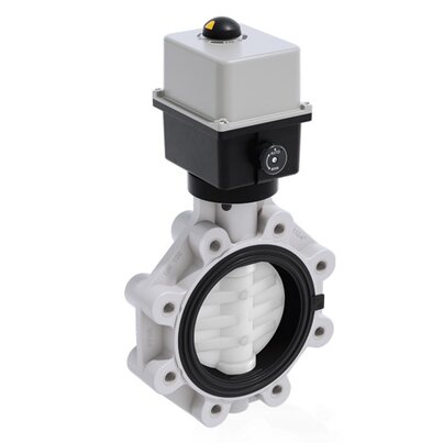 FKOF/CE 90-240V AC LUG ISO-DIN DN 125-200 - ELECTRICALLY ACTUATED BUTTERFLY VALVE