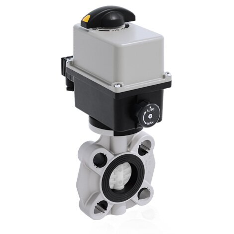 FKOF/CE 90-240V AC DN 40-100 - ELECTRICALLY ACTUATED BUTTERFLY VALVE