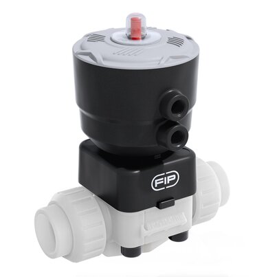 DKUIF/CP NO - Pneumatically actuated 2-way diaphragm valve PN 10 DN 15:65