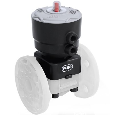 DKOAF/CP DA - Pneumatically actuated 2-way diaphragm valve PN 10 DN 15:65