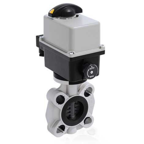 FKOV/CE 90-240V AC DN 40-100 - ELECTRICALLY ACTUATED BUTTERFLY VALVE