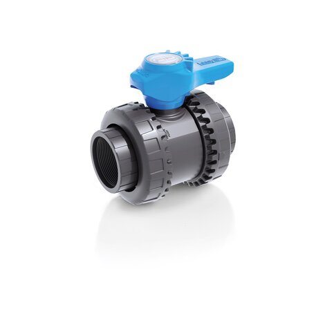 Render della valvola a sfera a 2 vie Easyfit VEEGV - DN 10:50 in PVC-U