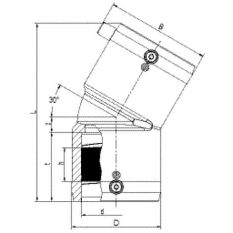 Elektrokoleno 30°