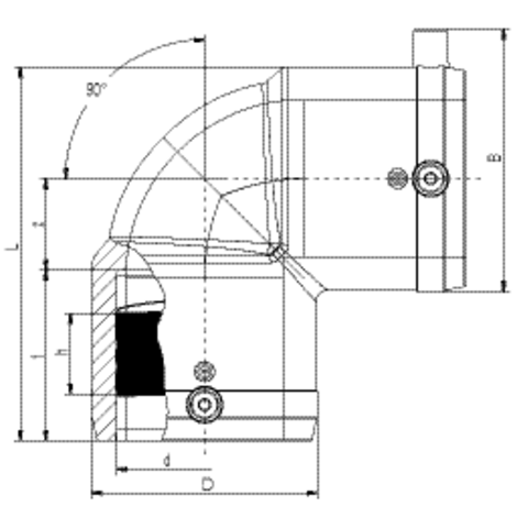 Elektrokoleno 90°