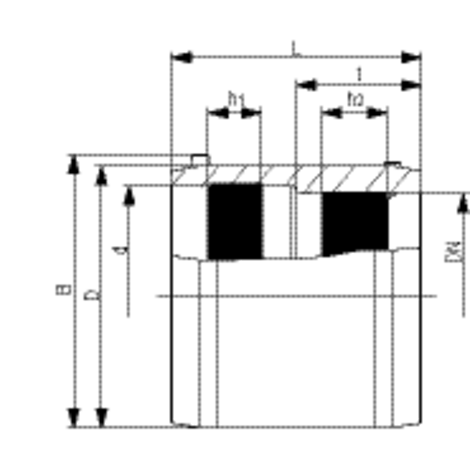 Přechodová spojka/relining