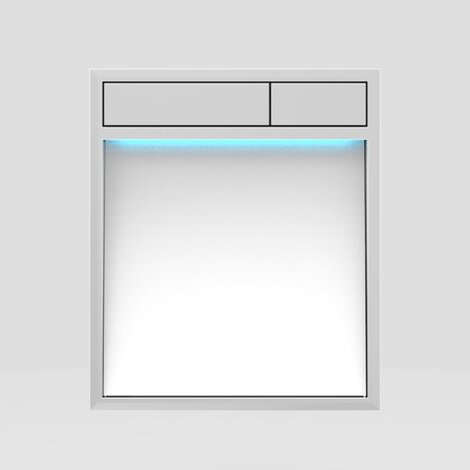 Ovládací deska SANIT LIS s osvětlením pro splachování WC